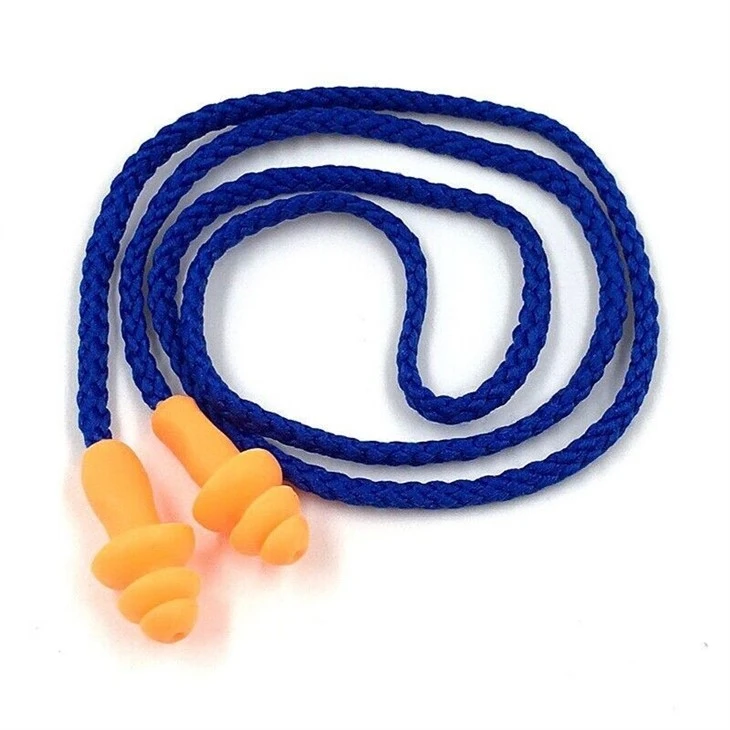orange silicone ear plugs