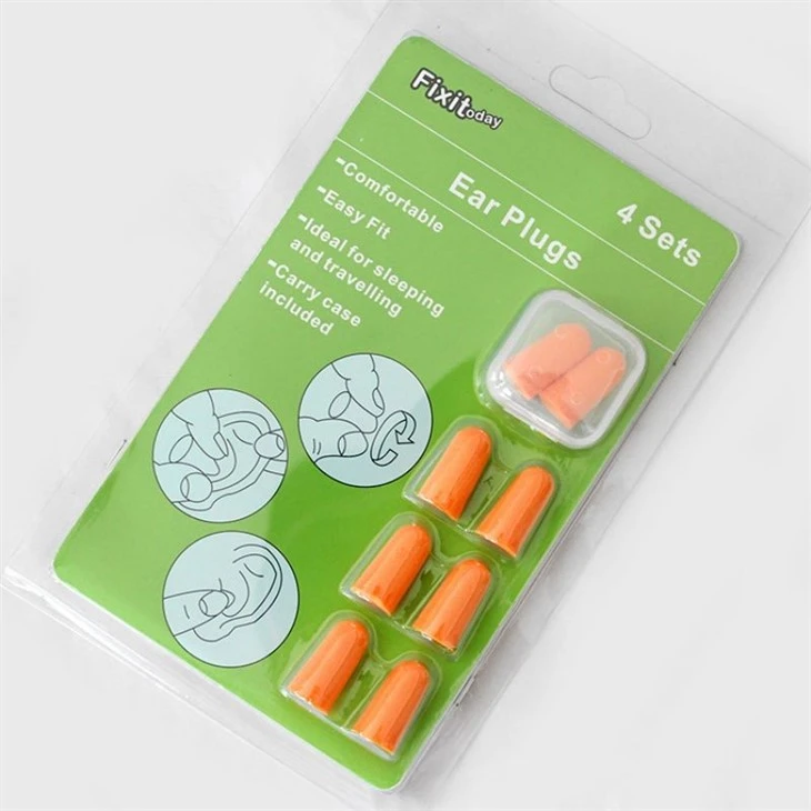 pink foam ear plugs
