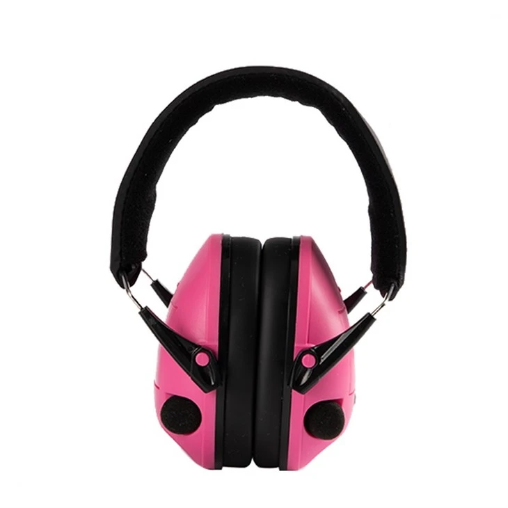 pink electronic hunting earmuffs