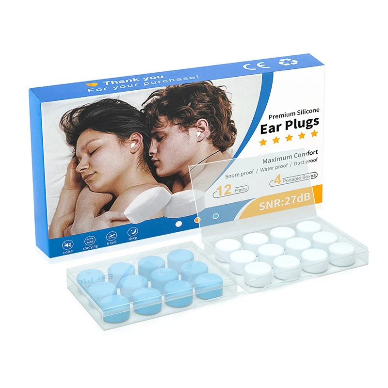 Silicone Ear Plugs Noise Reduction