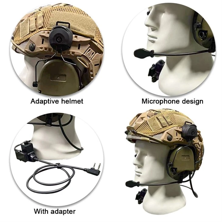radio headset for helmet